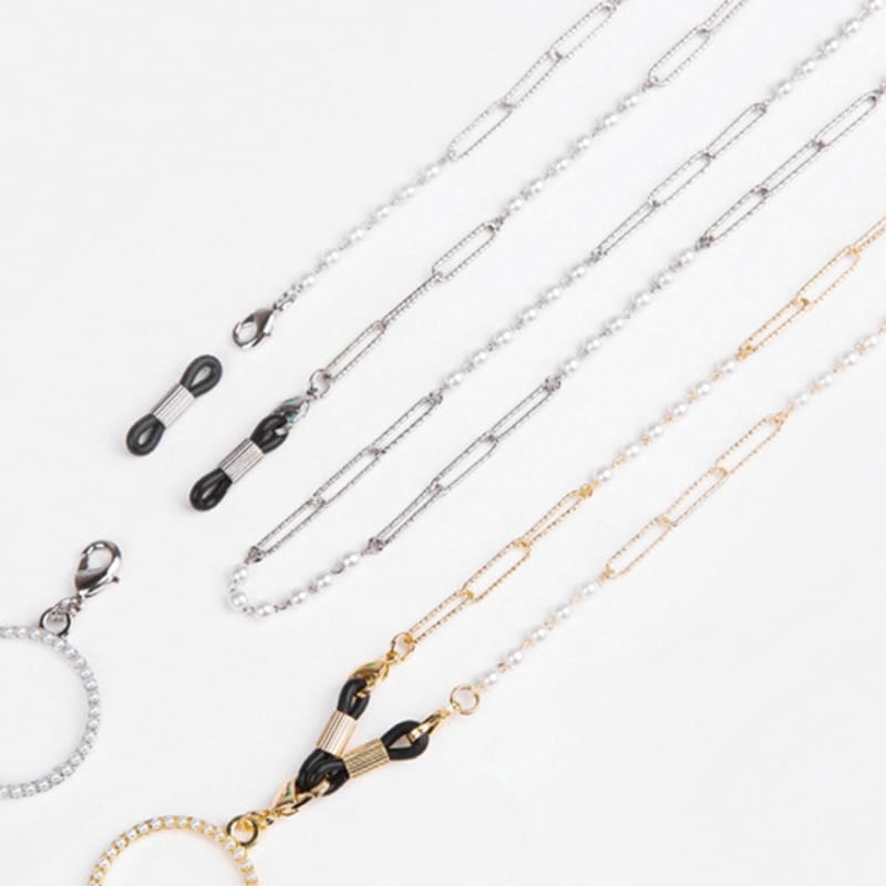 

ВЕСЕННИЕ СТРУНЫ Цепочка из жемчуга Edge _ 2 цвета (Золото серебро) Gold