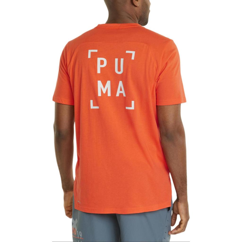 Puma Training Series Comfortable Sports Short Sleeve Round Neck Dopamine T-Shirt Men T-Shirts Cherry-Tomato-Red 521537-25