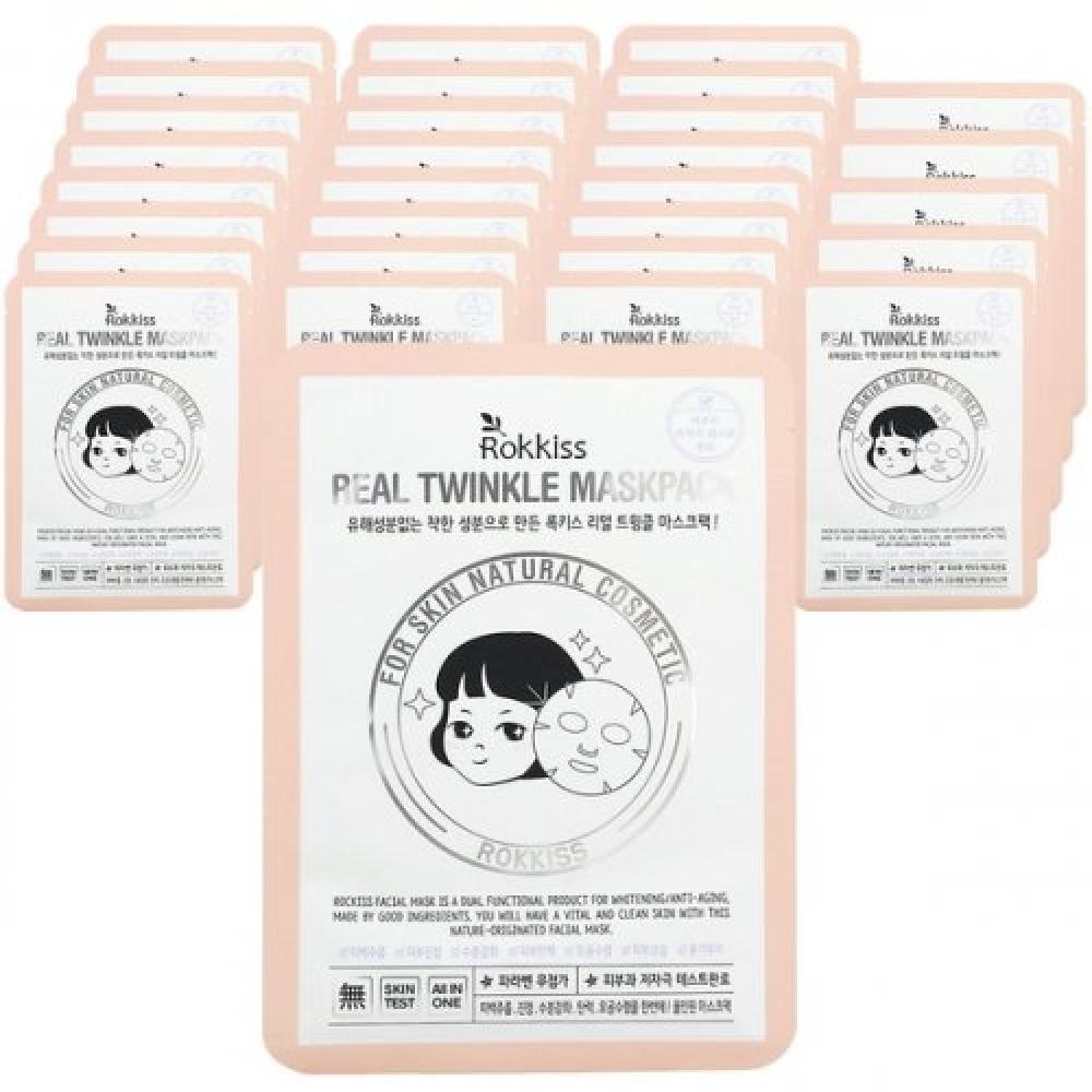 Rokkiss Real Twinkle Mask Pack 30 Sheets none