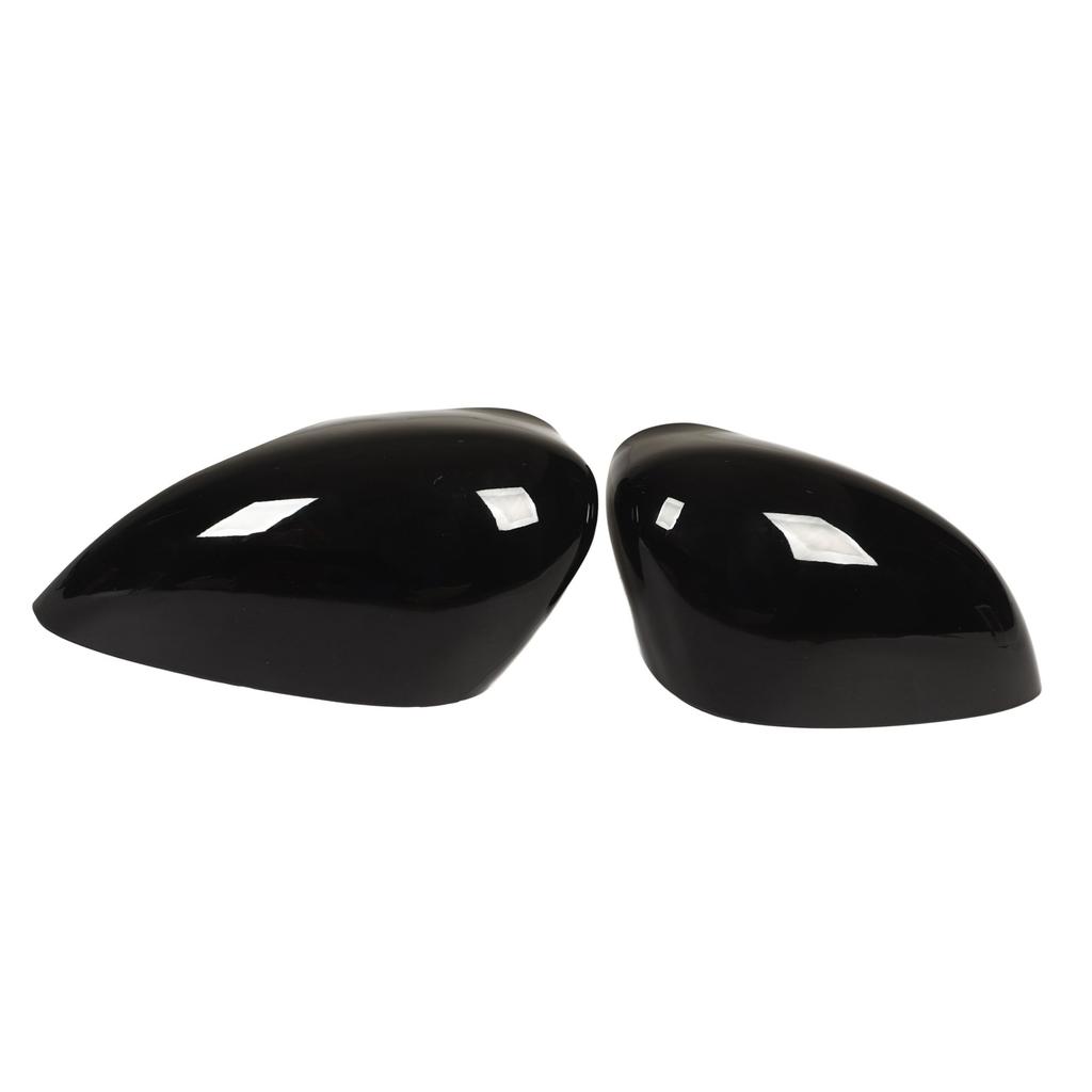 Dörrsidospegelkåpor Glanssvart Backspegelhus Ersättning För Ford Fiesta MK7
