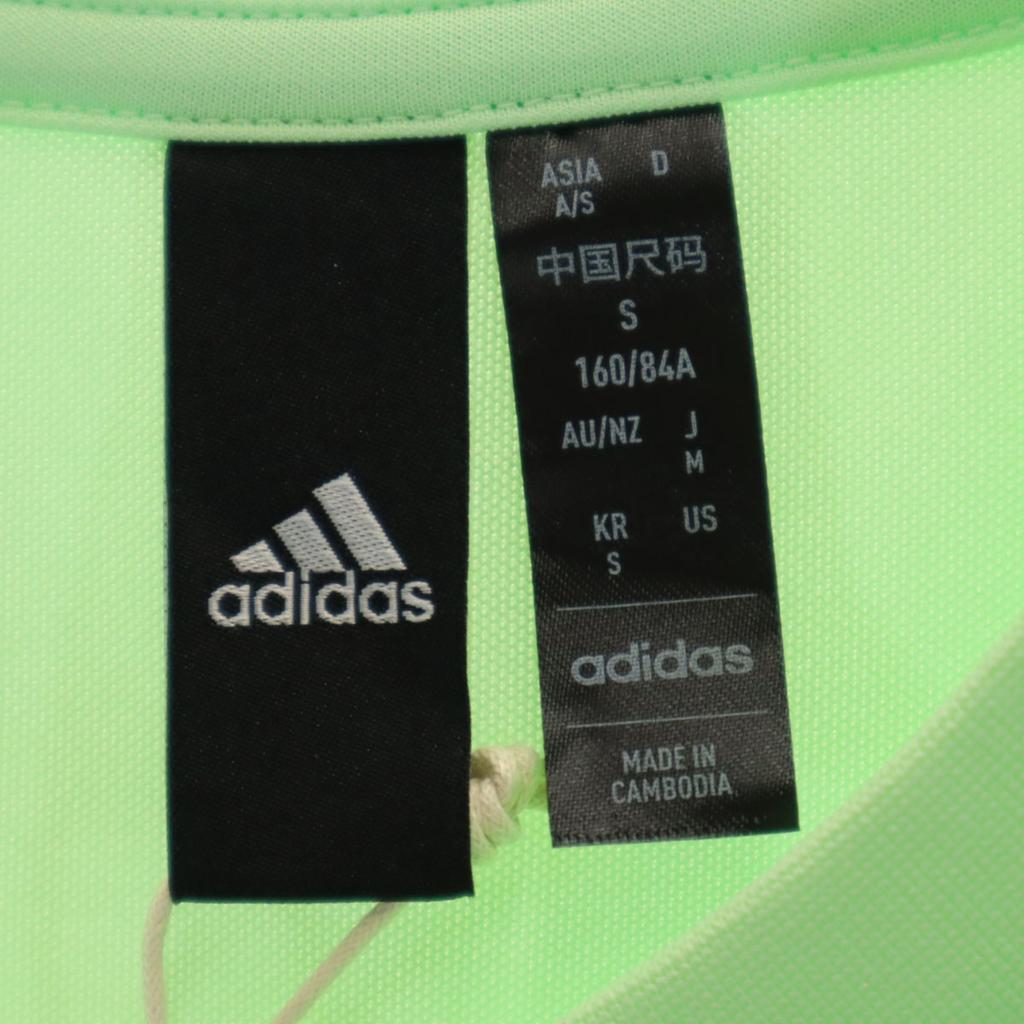 unused adidas training Short sleeve T-shirt M Yellowish green Women Used