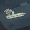 1 Set New Car Healing Doll Ornaments Cute Mini Vase And Rabbit Car Center Console Window Decoration