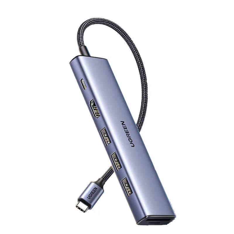 UGREEN USB-C 7-in-1 Hub with HDMI, PD, Card Reader & USB Ports