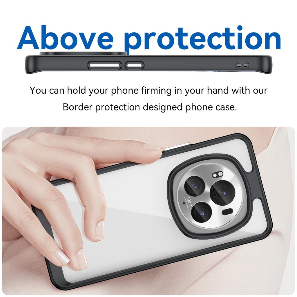 For Honor Magic6 Pro 5G TPU+Acrylic Case Transparent Back Phone Cover