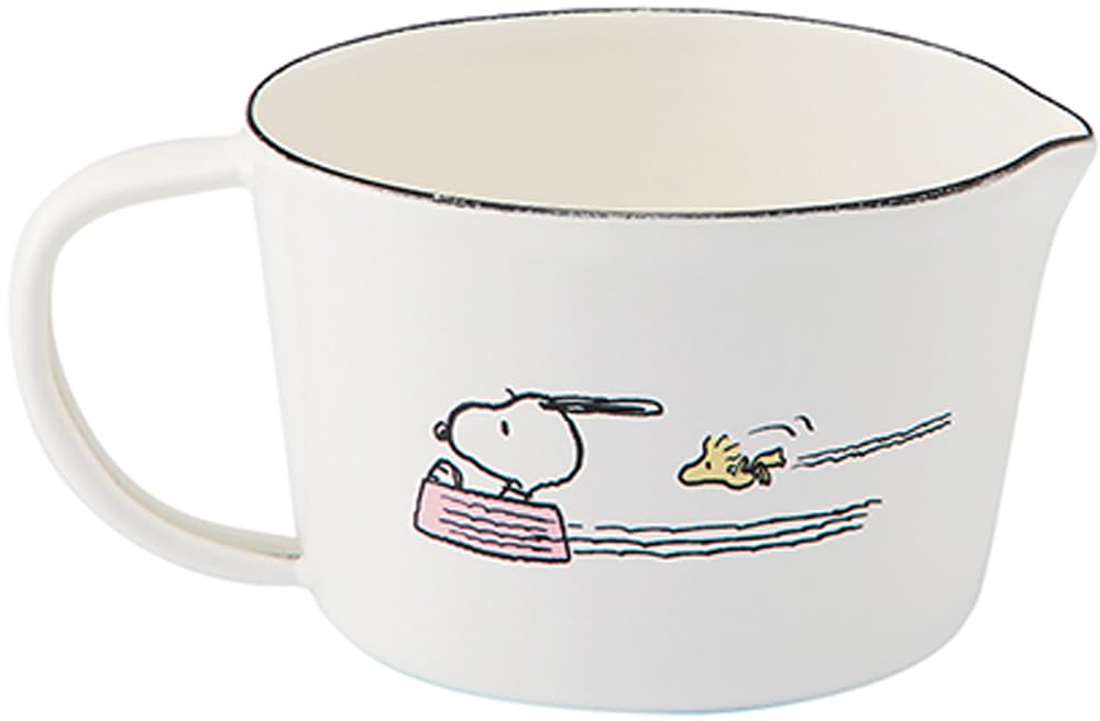 PEANUTS Enamel Measuring Cup S Measuring Cup Break Time