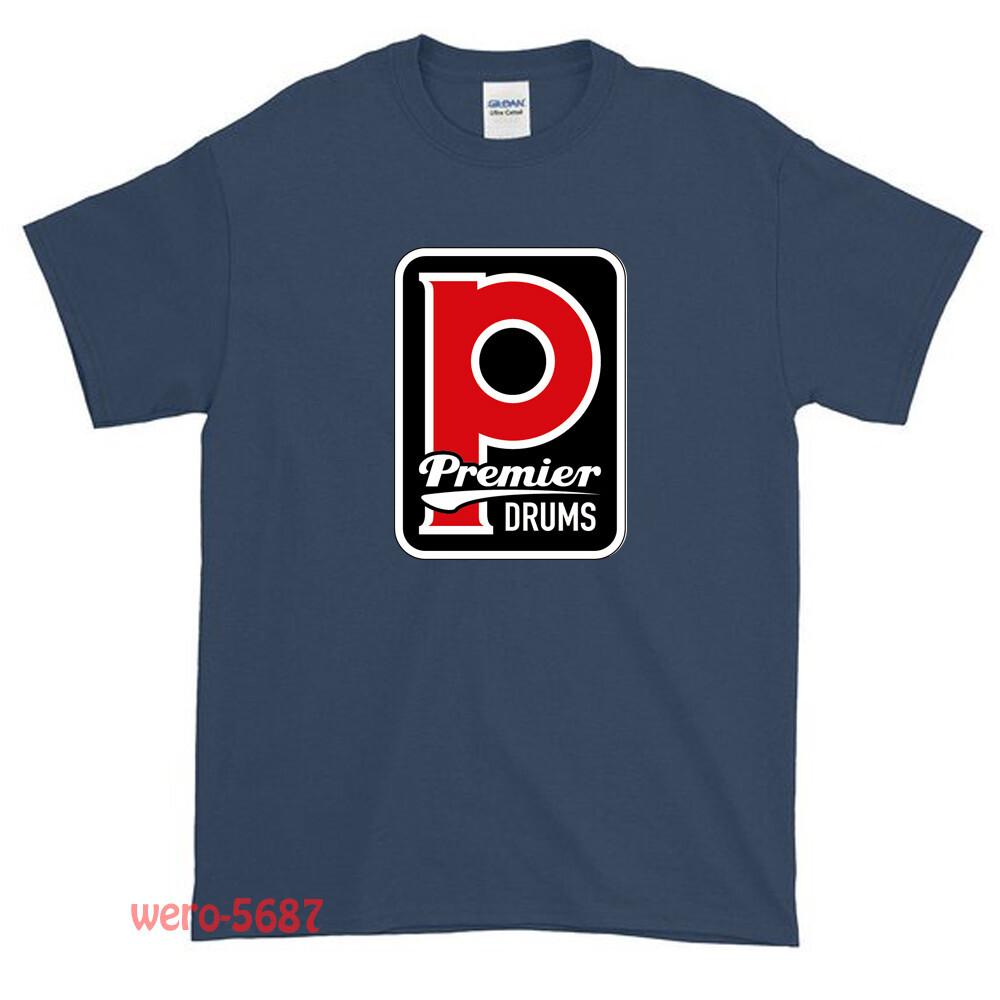 New Premier Percussion Drums Logo Unisex T shirt Size S to XXL XXXXL