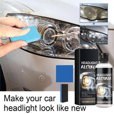 Car Headlight Repair Fluid 100ml Car Headlight Restoration Kit Cleaner And Restorer Kit Car Ing Renovation Protective Scratch