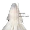 Short Wedding Veils Two Layer Bride Head Gauze New Bridal Veil  Bride Accessories