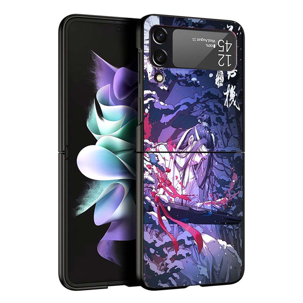 Anime Mo Dao Zu Shi Cases For Samsung Galaxy Z Flip 4 5 6 7 3 Z Flip7 Flip6 Flip4 Flip5 Flip3 5G Hard Shockproof Fundas Cover Ga