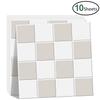 10 Sheets 3D Square Wall Sticker Strong Adhesive Kitchen Vinyl Wallpaper Waterproof Stick On Tile for Home Decoration