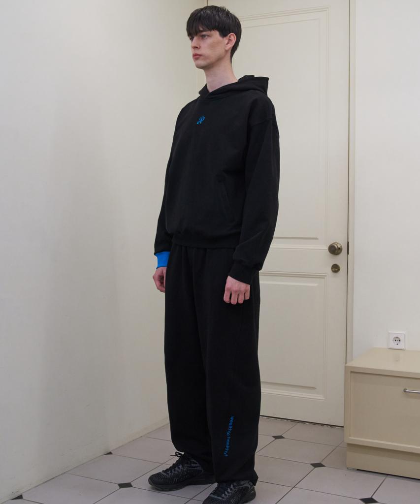 APEGO SPORTS Semi Balloon Sweat Pants Black