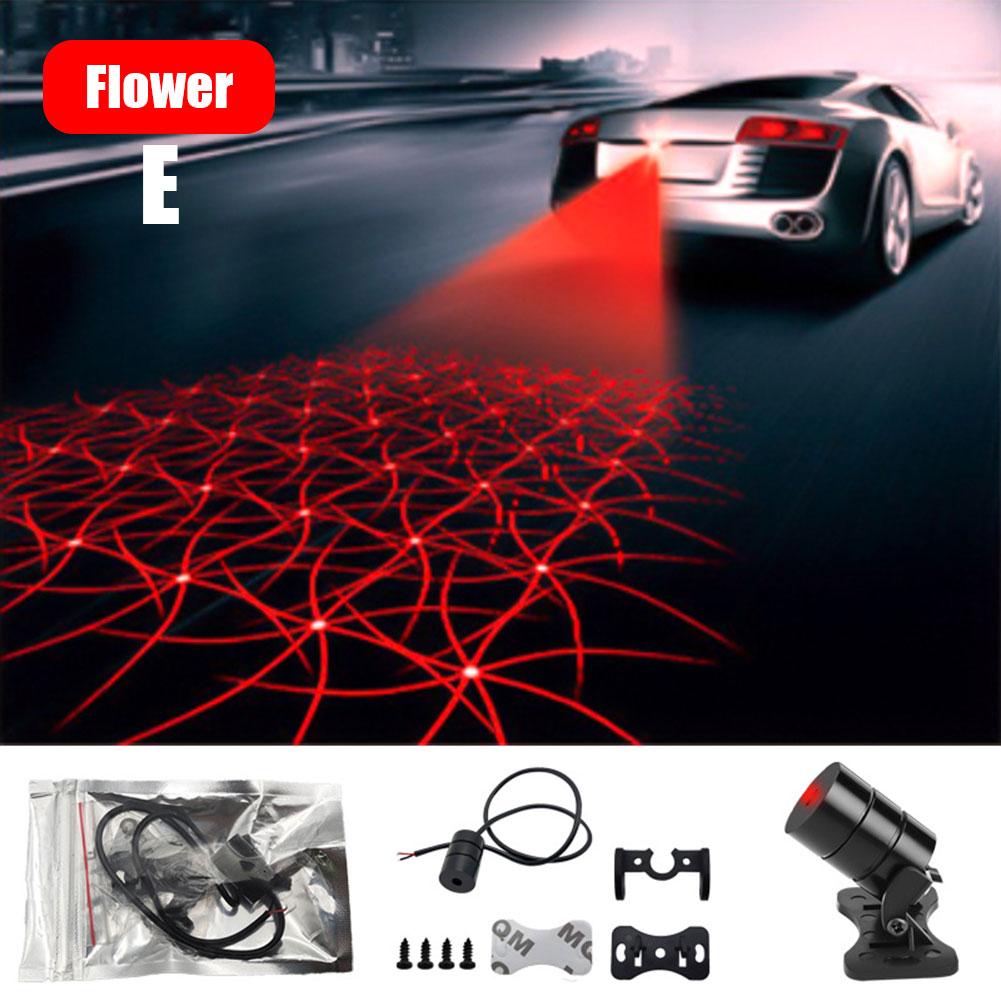 

Светодиодная лампа Задний предупреждающий фонарь Противоударная задняя часть автомобиля и мотоцикла Лазерный задний противотуманный фонарь Автоматический тормоз Парковочный комплект Автомобильный стиль