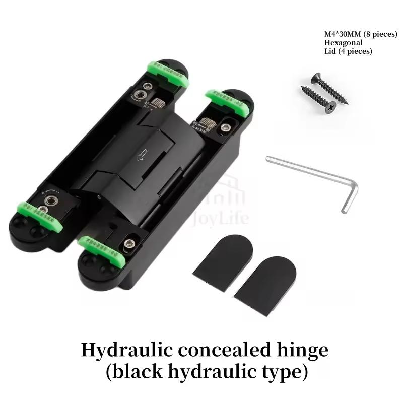 Hydraulic Adjustable  Buffer Invisible Door Hinge