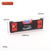 High-Precision Magnetic Mini Spirit Level, Durable Aluminum & Cast Iron, Drop-Resistant, Industrial Grade