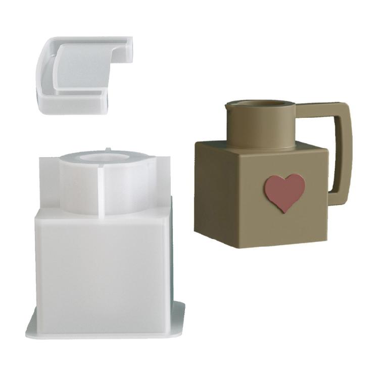 Artistics Silicone Heart Cup Mould For Customes Resin Creations Jewelry Dishes And Candle Holders 1