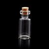 10x Vials Glass Bottle Empty Wishing Blank Transparent Tiny Small With Cork Stopper Message Bottles