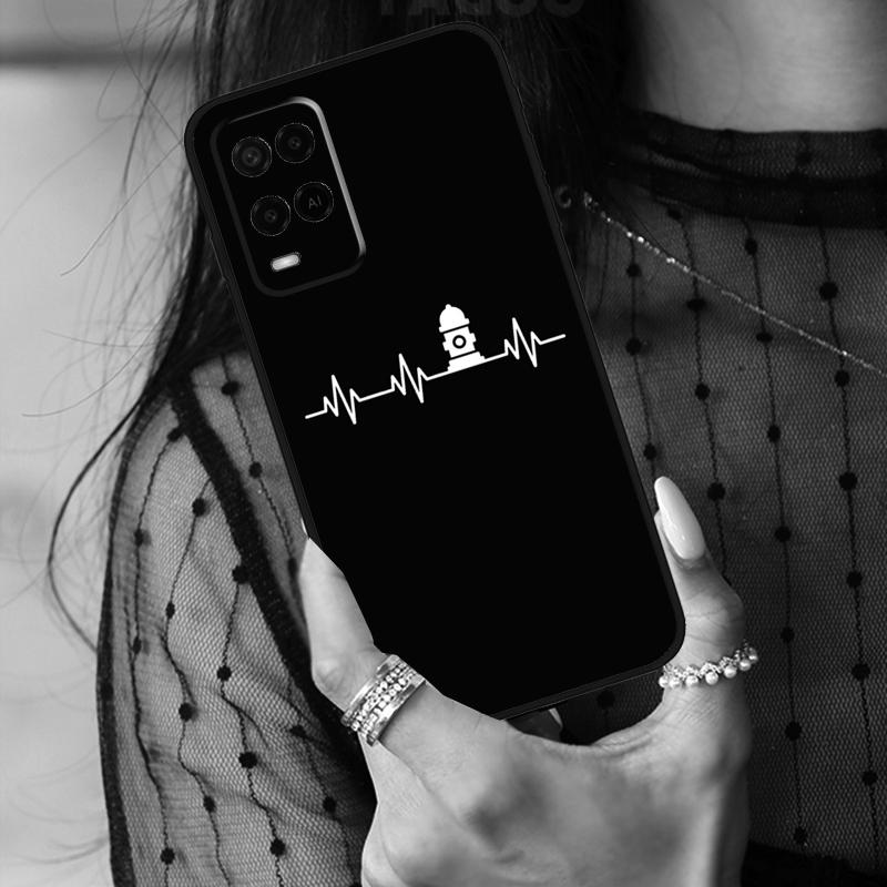 Firefighter Heroes Fireman Case For Oppo A16 A76 A96 A17 A18 A60 A80 A40 A38 A58 A78 A98 A94 A74 A54 A15 A57 A77 A5 Pro