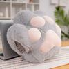 36x30x16cm Plush Bear Cat Paw Pillow Stuffed Fluffy Cartoon Animal Hands Burner Back Support Plushie Birthday Gift