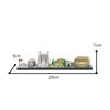 Famous Movies Skyline Architecture Building Block Kit Skyline Buildings Back To the Future Fairy Tale Magic Castle House Toys