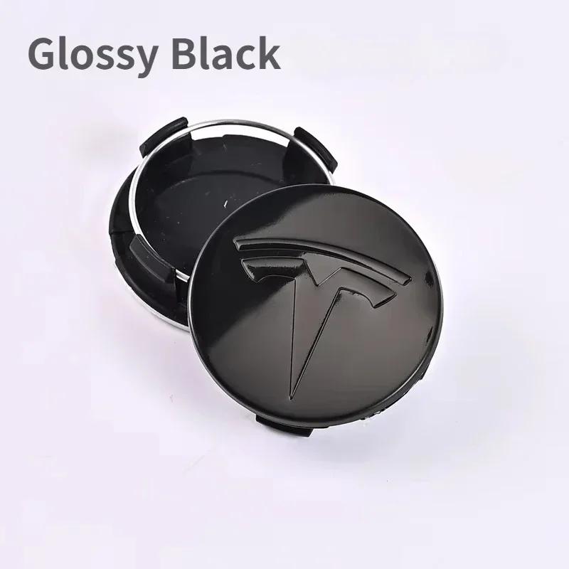 

Car Sticker 2025 New Tesla 56mm Tire Hub Decorative Cap for Tesla Model 3 Y S X Car Wheel Center Badge Wheel Lug Nut Protective 4pcs center caps