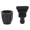 20 Stück ABS-Schlauch-Endstopfen Einfache Montage Dichtheitsfrei Bewässerungsarmaturen Schwarz 8mm/11mm Bewässerungsschlauch-Endstopfen Garten-Tropfband