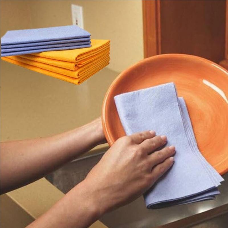 Ultra-Absorbent MiracleCleaning Shammy Multi-Purpose Reusable Cleaning Cloth Reusable Non-Woven Shammy Cloth CN