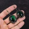 Orecchino Labradorite Fuoco Verde Orecchino Avvolto in Filo di Rame Gioielli Fatti a Mano Orecchini con Pietre Preziose Naturali Gioielli in Rame Orecchino Delicato Per Regalo