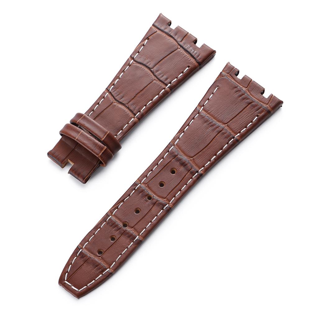 

Watch Strap Cowhide for Audemars Piguet Royal Oak Offshore Ap15400 15703 26320 Sweatproof Watchband Men Women Watch Accessories 27mm