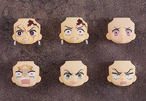 Nendoroid More Démon Kimetsu no Yaiba Vyměnitelný obličej Démon Kimetsu no Yaiba 01 Plastová malovaná sběratelská figurka Krabička se 6 kusy Zabiják Zabiják Měřítko mimo