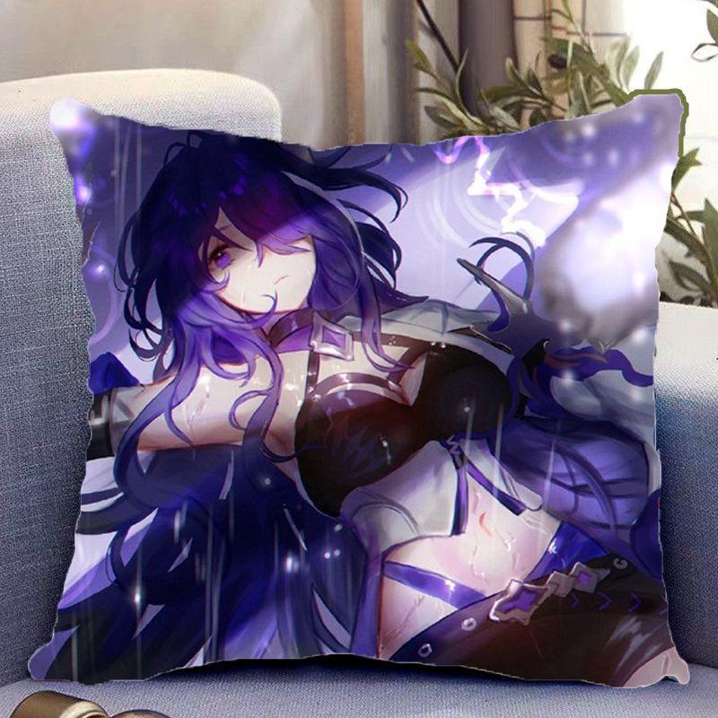 Honkai Star Dome Railway Unterwelt Doppelseitiges Peripheres Kissen Büro Wohnheim Kissen Als Geburtstagsgeschenk für Freunde