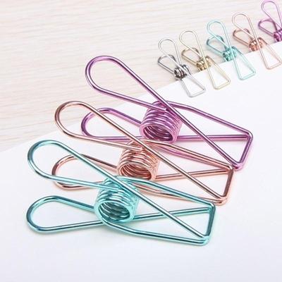 5 Pcs Multipurpose Windproof Clothespin Stainless Steel Marine Grade Durable Pegs Metal Hanging Clips for Clothes Towels Socks