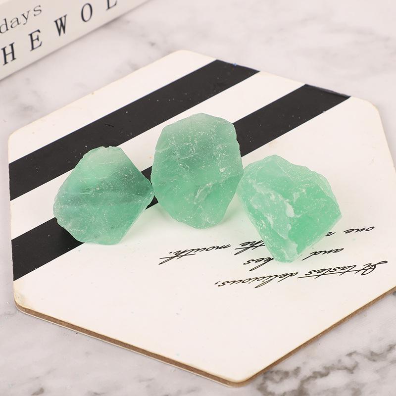 Green Fluorite Crystal Aromatherapy Diffuser Stones for Home Decoration