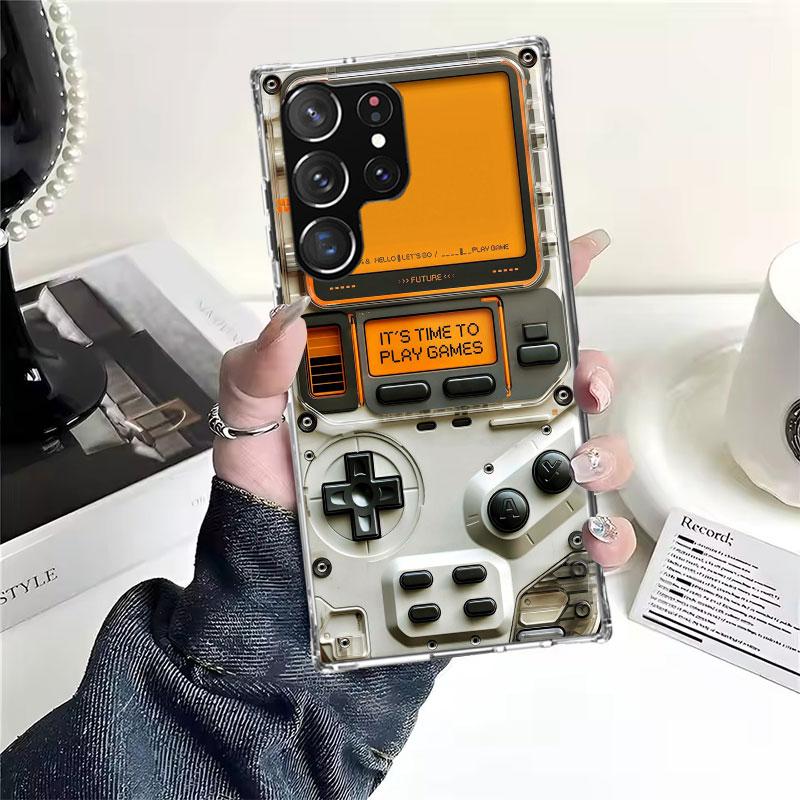 Games Console Fashion Boy Soft Phone Case For Samsung Galaxy S22 S23 S24 S25 Edge S26 Ultra S20 FE S21 Plus + Fundas Coque Galax