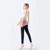 Sports Skirt Cover Polyester Fiber Soft One Piece Absorbent Yoga Tie Up Skirt for Fitness Tennis Pink One Size