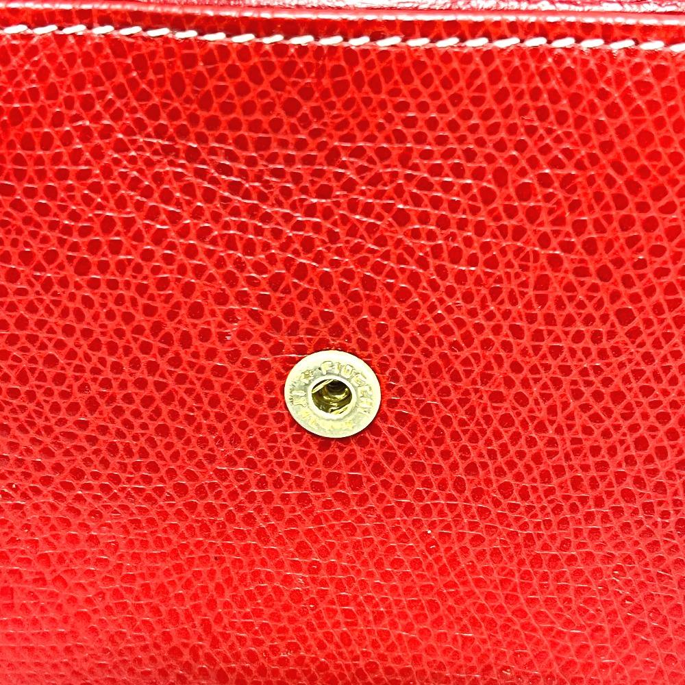 Loewe Anagram Geldbörse Kompakte Geldbörse Faltgeldbörse Leder Rot