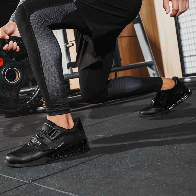 Men Weightlifting Squat Original Deadlift Training Professional Shoes Sneakers Non Slip High-Quality Sports Weightlifting Shoes