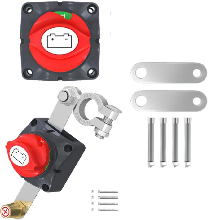 Marine Grade Battery Switches Weatherproof Construction for Electrical System Safety Battery Disconnect Switches