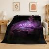 Kpop BBTS Jung Hoseok J Hope Flannel Blanket Soft Warm Throw Blanket for Bedroom Living Room Bed Travel Camping Picnic Gift