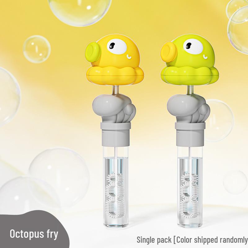 Children's Bubble Wand Toy - Pufferfish, Octopus, Shark Design.