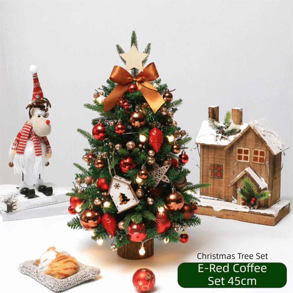 Miniature Christmas Tree Simulated Simulated Plants Noel Mini Christmas Tree Office Decoration