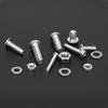 WZHUIDA 630pcs M3 304 Stainless Steel Hex Hexagon Socket Allen Button Head Screw Bolt Nut Assortment Kit ISO7380