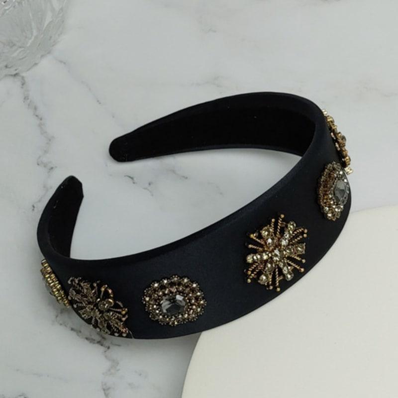 LALA Antique Jewelry Hairband - Black