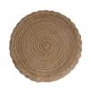 Christmas imitation cotton yarn placemat ins braided thermal insulation mat semi-handmade round coaster ramie mat