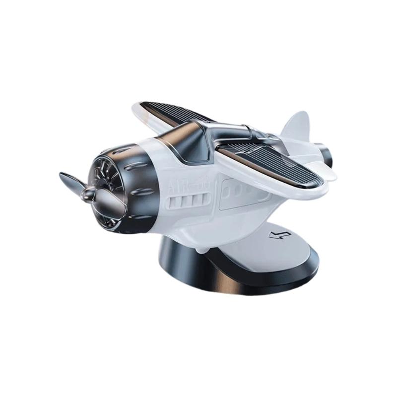 

Solar Propelled Whirling Aircraft Vehicle Trim Dynamic Whirling Motion Panel Decoration Sustainable Car Interior Decoration білий