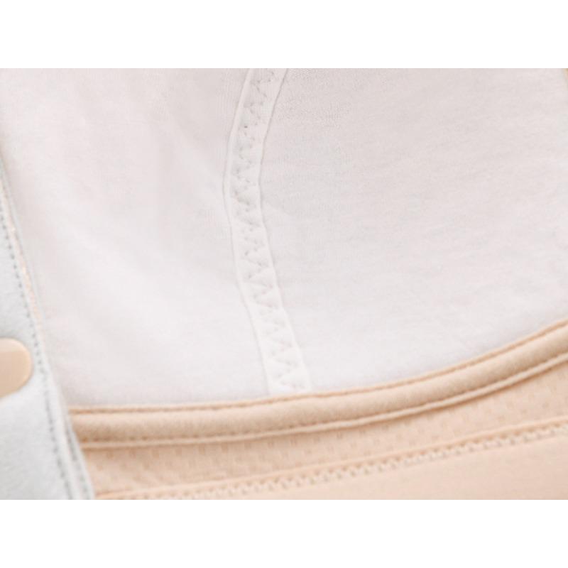 Women S Cotton Plus Size Front Closure Wireless Bra Vest Style For Middle Aged Women