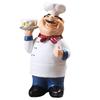 Creative Resin Chef Figurine Decoration Ornament For Kitchen Restaurant And Cafe Display