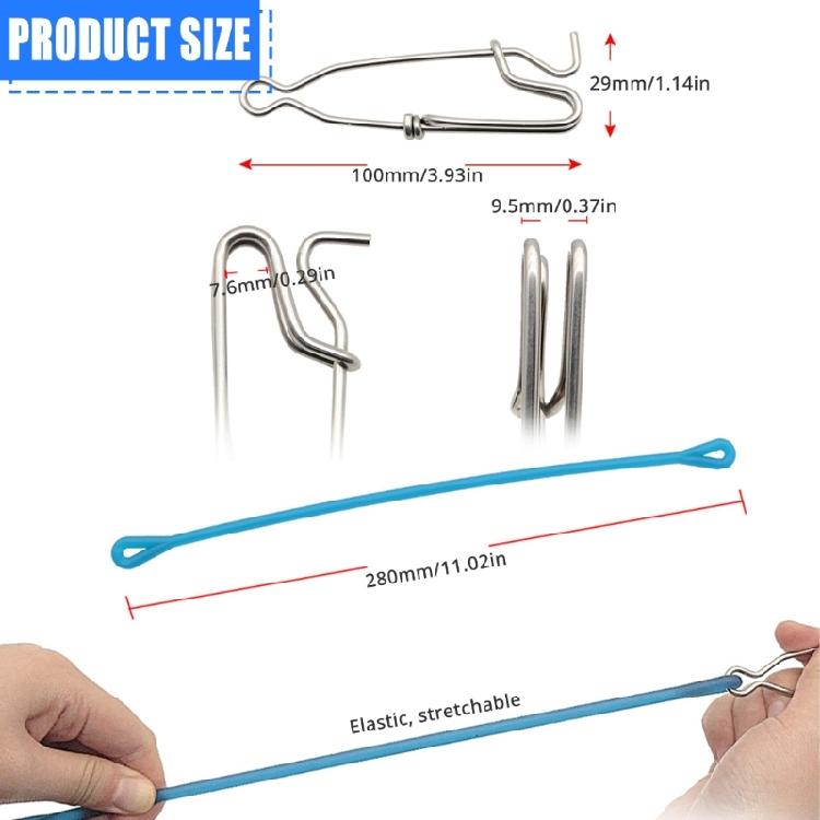 Protezione per Linea Snubber da Pesca in Mare Riduce il Rischio di Rottura Aumenta le Probabilità di Successo per i Pescatori, Snubber per Pesca a Traina