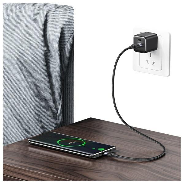 Usams Kabel Usb-A Na Usb-C 3A 1,2M       Aluminum Alloy Data Cable Sy Series Sj718Usb01 (Us-Sj718)