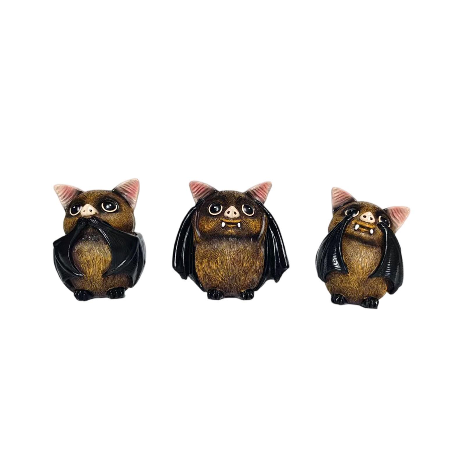 

Resin Statue Ornaments Three-piece Set Do Not Listen Do Not Speak Do Not See Home Decoration Decoration