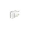 Adaptateur de prise de courant - Bticino S3625D - Type C (Europlug) - 16 A - Blanc